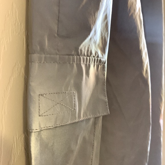 NWOT Forever 21 women’s reflective silver gray jogging pants - Picture 3 of 14